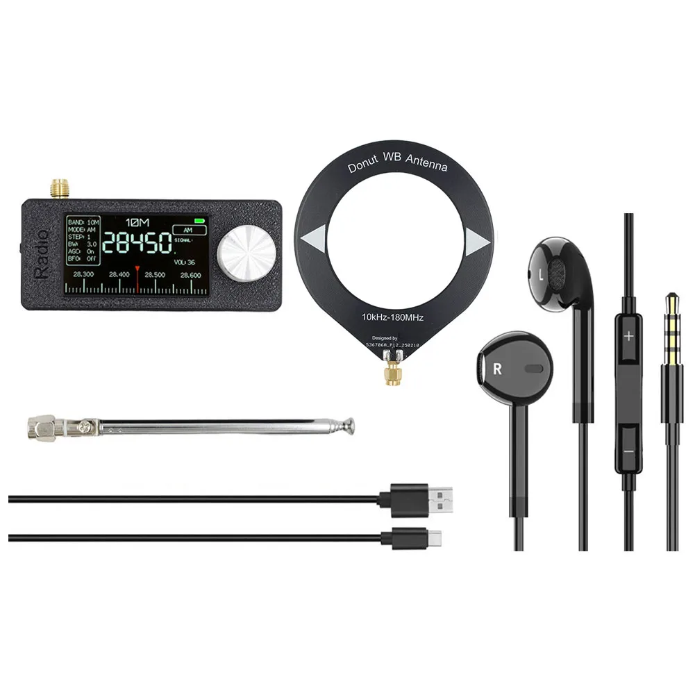 0.5--108mhz Pocket Size SI4732 Radio Receiver Mini Radio With 3.5mm Headphone 1.9-inch Color Screen For Full-band Broadcasting
0.5--108mhz Pocket Size SI4732 Radio Receiver Mini Radio With 3.5mm Headphone 1.9-inch Color Screen For Full-band Broadcasting