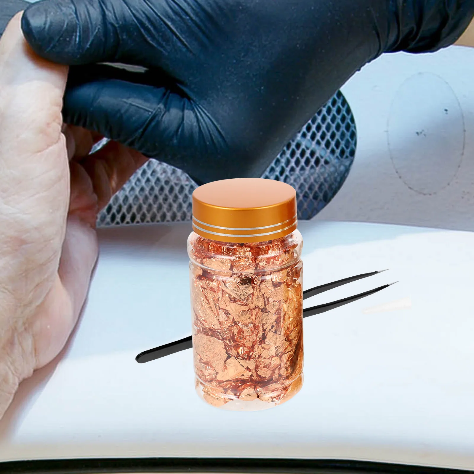 3g Gold Foil Paper Scraps DIY Nail Art Decoration Kits Silver Rose Gold Flakes Supplies Artificial Nails Party Accessories 
3g Gold Foil Paper Scraps DIY Nail Art Decoration Kits Silver Rose Gold Flakes Supplies Artificial Nails Party Accessories