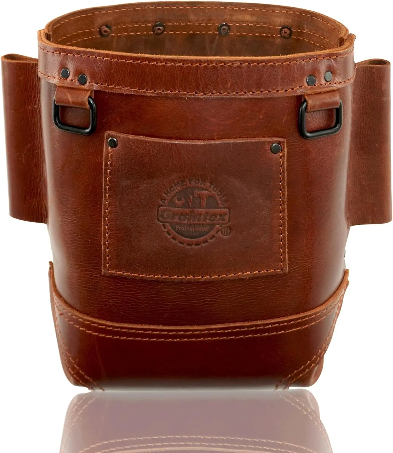 Top Grain Leather Nut & Bolt Bag for Ironworker, Heavy Duty Tool Pouch with Bull-Pin Holders, Wide Belt Slot, 10x9x5 Inches
Top Grain Leather Nut & Bolt Bag for Ironworker, Heavy Duty Tool Pouch with Bull-Pin Holders, Wide Belt Slot, 10x9x5 Inches