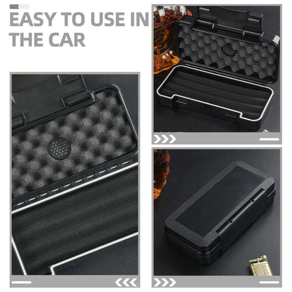 Cigar Humidor Case Portable Cigarette Storage Box Small Size Protective Travel Container Decorative Organizer
Cigar Humidor Case Portable Cigarette Storage Box Small Size Protective Travel Container Decorative Organizer