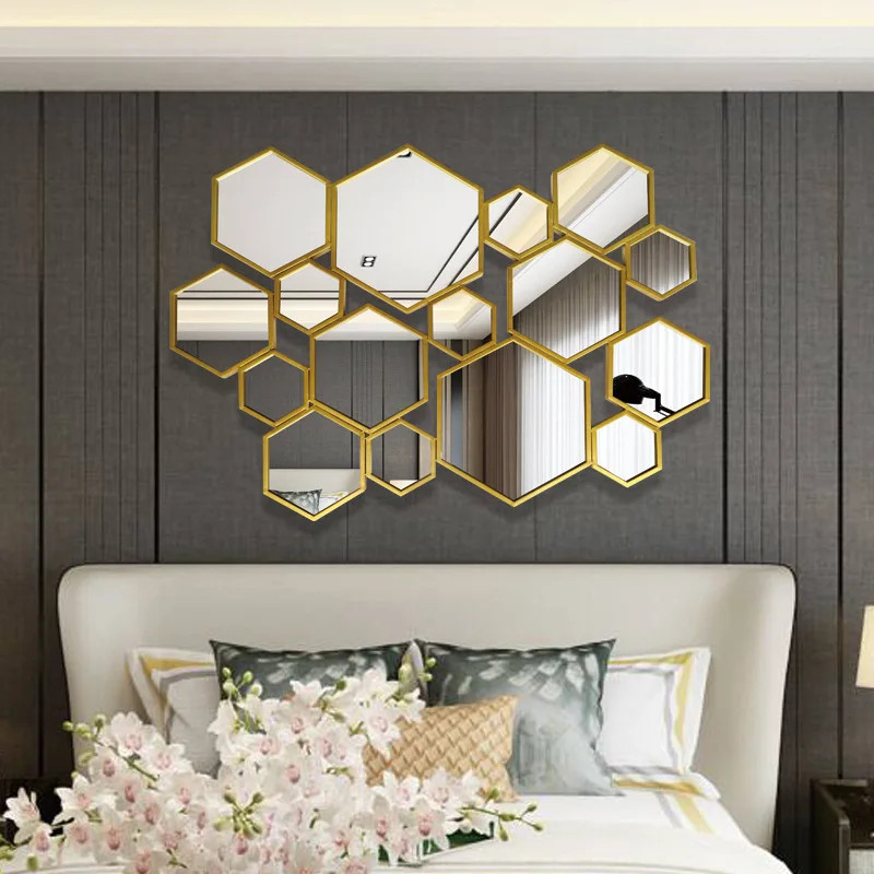 Mirror Wall Hanging Entrance Modern Simple Wrought Iron Metal Wall Decoration Model Room Bedroom Dining Room Wall Decoration
Mirror Wall Hanging Entrance Modern Simple Wrought Iron Metal Wall Decoration Model Room Bedroom Dining Room Wall Decoration