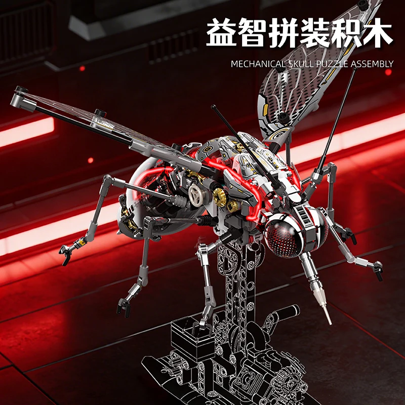 747 PCS Technical Mechanical Insect Mosquito Building Blocks DIY Animal Model Assemble Bricks Educational Toys For Boys Adults
747 PCS Technical Mechanical Insect Mosquito Building Blocks DIY Animal Model Assemble Bricks Educational Toys For Boys Adults