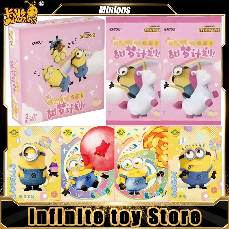 KAYOU Minions Card Sweet Dream Project Cute Pack 2 Genuine Anime Trading Cards Mystery Box Set Toy Birthday Gifts for Man Woman
KAYOU Minions Card Sweet Dream Project Cute Pack 2 Genuine Anime Trading Cards Mystery Box Set Toy Birthday Gifts for Man Woman