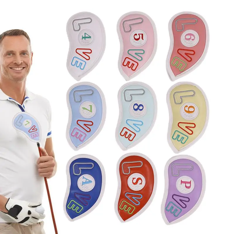 9pcs Colorful Golf Iron Covers Golf Club Head Covers Headcovers Golf Iron Head Covers
9pcs Colorful Golf Iron Covers Golf Club Head Covers Headcovers Golf Iron Head Covers