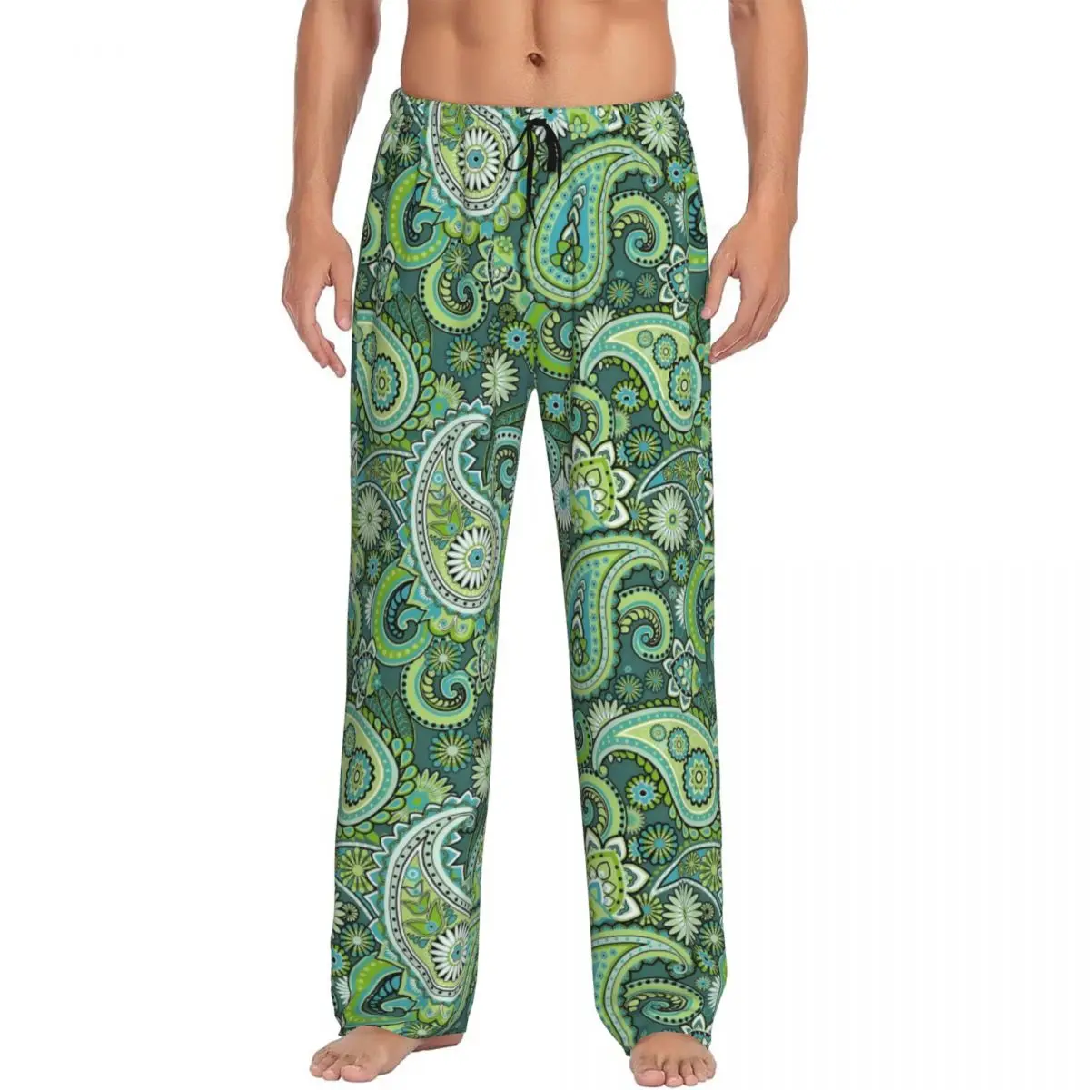 Custom Paisley Pajama Pants for Men Floral Pattern Sleepwear Lounge Sleep Bottoms Stretch with Pockets
Custom Paisley Pajama Pants for Men Floral Pattern Sleepwear Lounge Sleep Bottoms Stretch with Pockets
