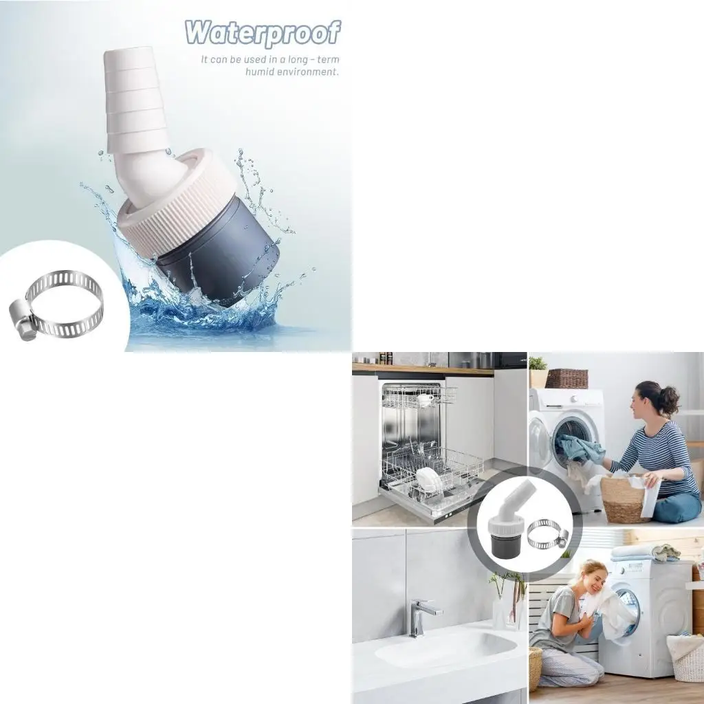 J1HF Professional Washing Machine Drainage System Plastic Construction Includes Hose Clamp Suitable for Stable Connection 
J1HF Professional Washing Machine Drainage System Plastic Construction Includes Hose Clamp Suitable for Stable Connection