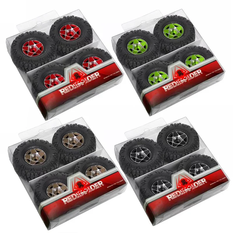 Rs Red Spider 1:18 1:24 Remote Control Car Tire Upgrade Accessories Climbing Car Ax24 Fcx24m Camel Cup Wheel Hub Tire 4pc R237 
Rs Red Spider 1:18 1:24 Remote Control Car Tire Upgrade Accessories Climbing Car Ax24 Fcx24m Camel Cup Wheel Hub Tire 4pc R237