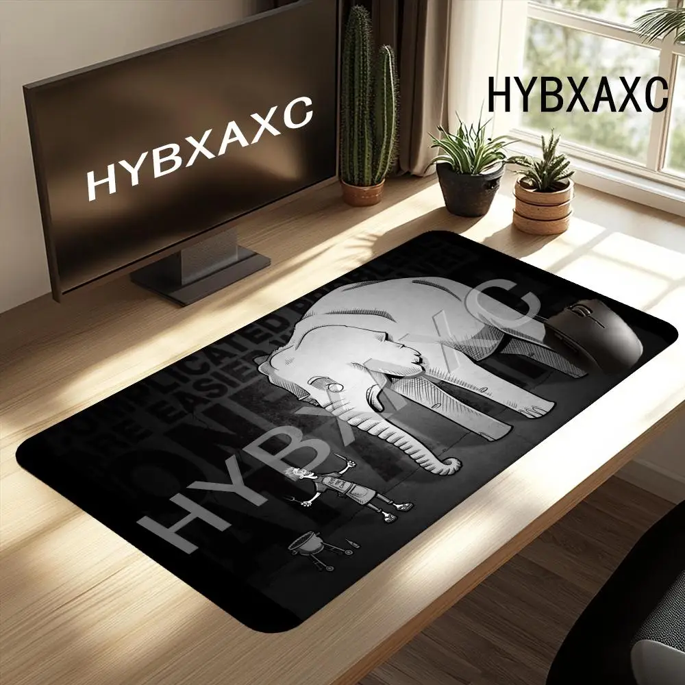 HYBXAXC Desk Mat Non Slip Rubber Mouse Pad Black White Elephant Abstract Silhouette Art Design for Gaming Office Home Decor
HYBXAXC Desk Mat Non Slip Rubber Mouse Pad Black White Elephant Abstract Silhouette Art Design for Gaming Office Home Decor