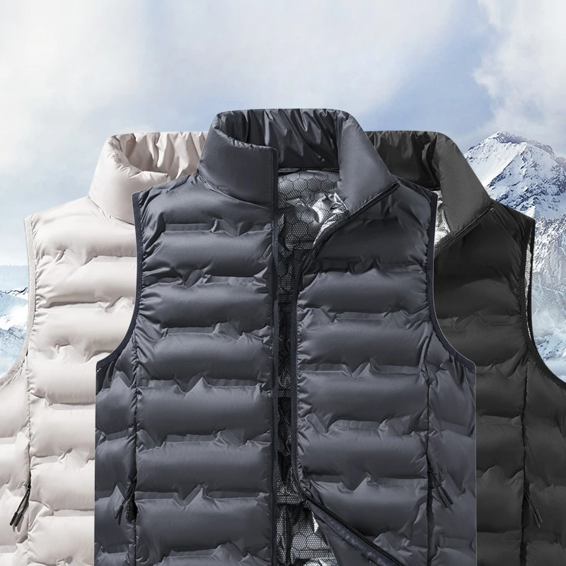 Winter Men Warm Waistcoat Vest Mens Casual Autumn Outwear Vests Outfits Fashion Sleeveless Jacket Vest Male
Winter Men Warm Waistcoat Vest Mens Casual Autumn Outwear Vests Outfits Fashion Sleeveless Jacket Vest Male