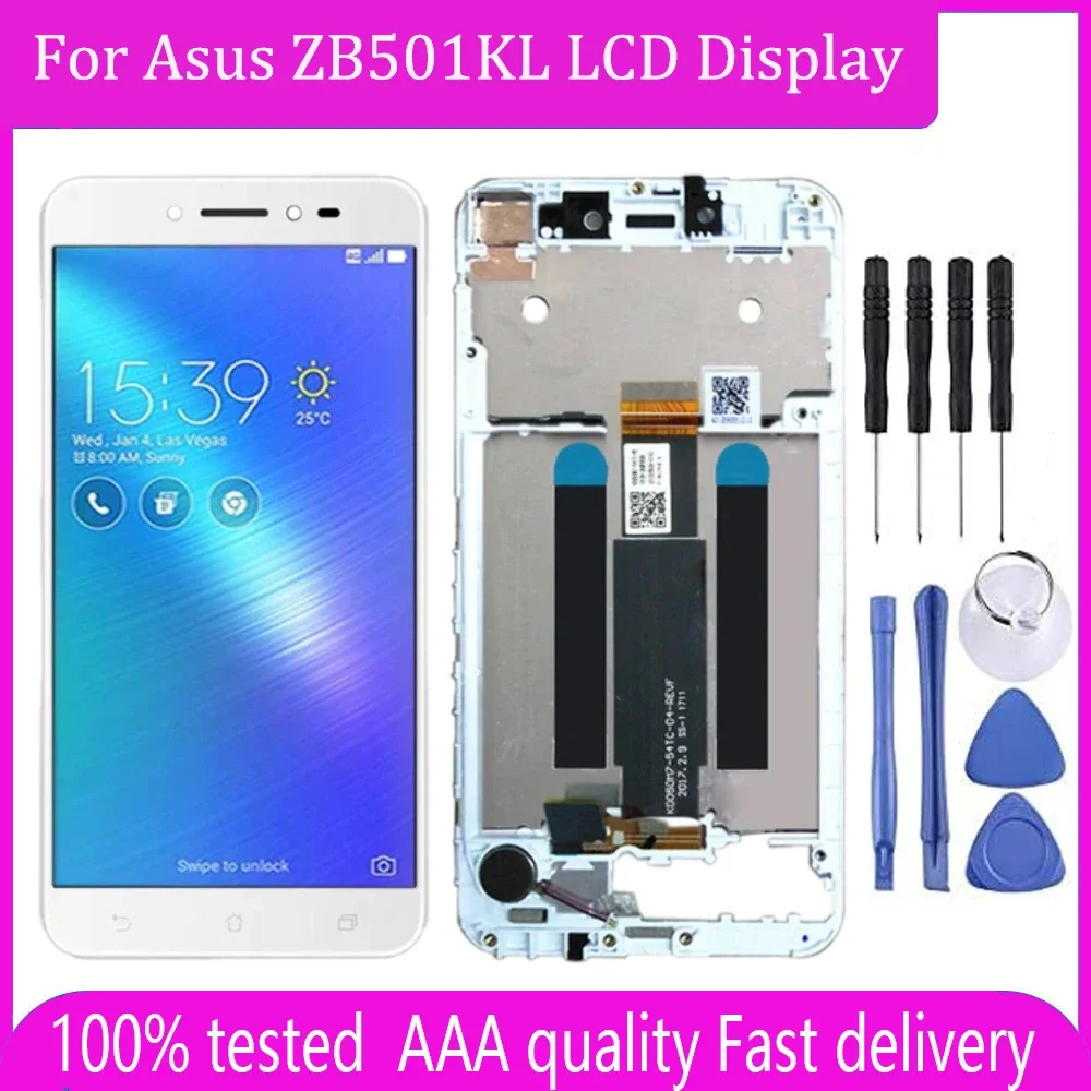 5.0" LCD For Asus ZenFone Live ZB501KL X00FD A007 LCD Screen Display with Frame Touch Panel Digitizer Assembly with Tools
5.0" LCD For Asus ZenFone Live ZB501KL X00FD A007 LCD Screen Display with Frame Touch Panel Digitizer Assembly with Tools