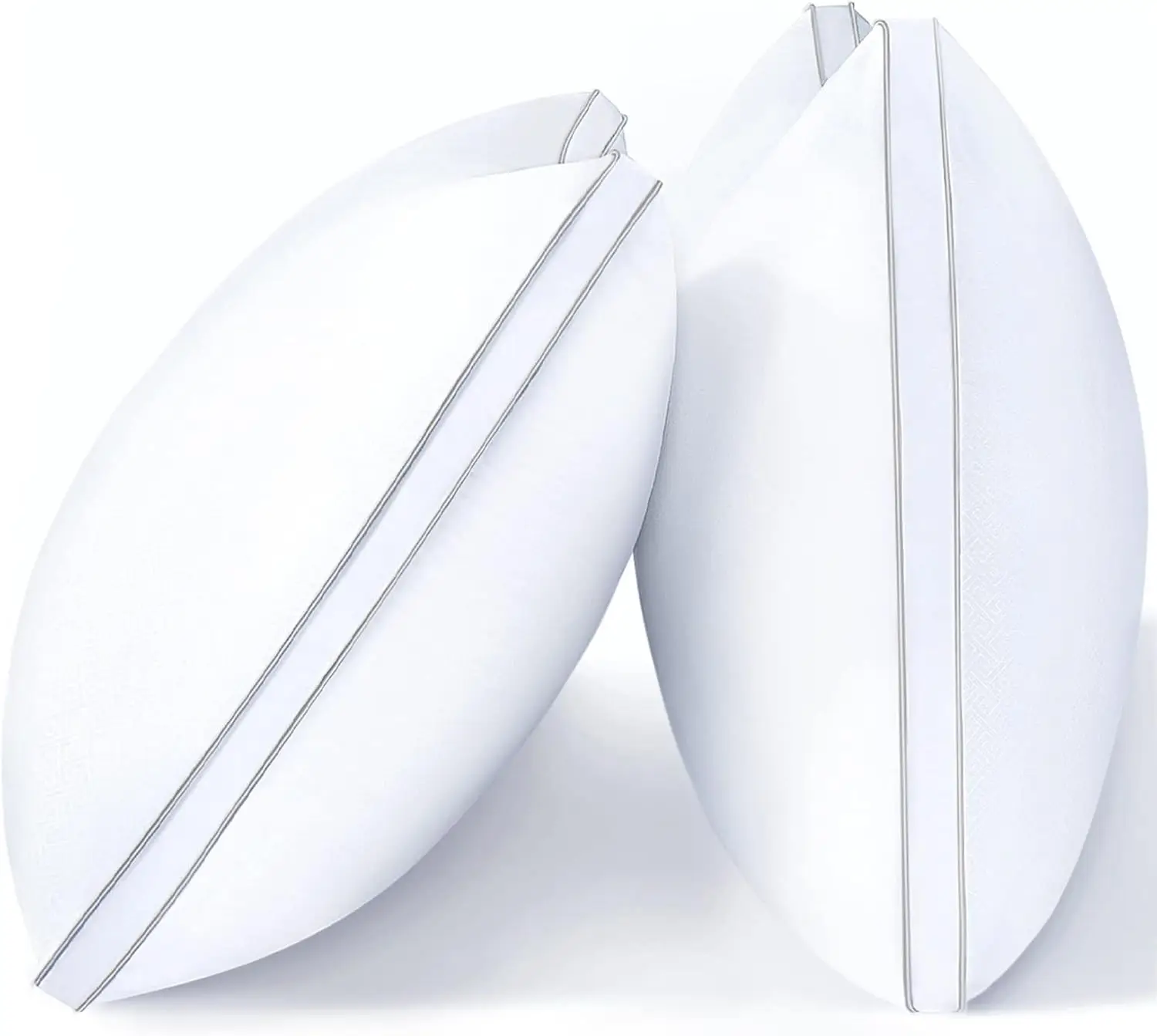King Size Bed Pillows Set of 2, Firm Support Down Alternative Gusseted Pillows for Side, Back, or Stomach Sleepers, White
King Size Bed Pillows Set of 2, Firm Support Down Alternative Gusseted Pillows for Side, Back, or Stomach Sleepers, White