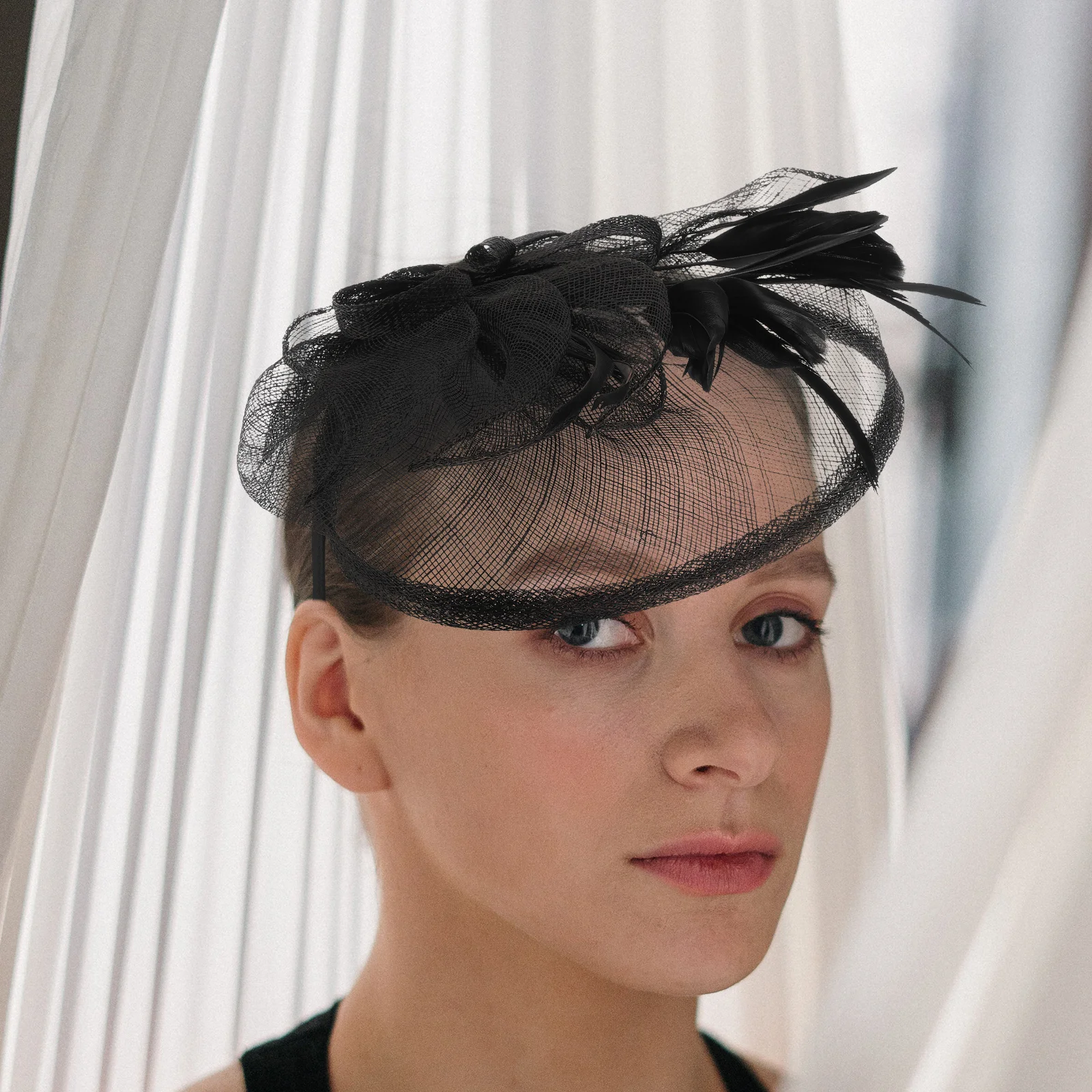 Charming Black Linen Yarn Fascinator Retro Hat Women Headdress Bride Hair Accessories for Wedding Party Photoshoot Styling
Charming Black Linen Yarn Fascinator Retro Hat Women Headdress Bride Hair Accessories for Wedding Party Photoshoot Styling