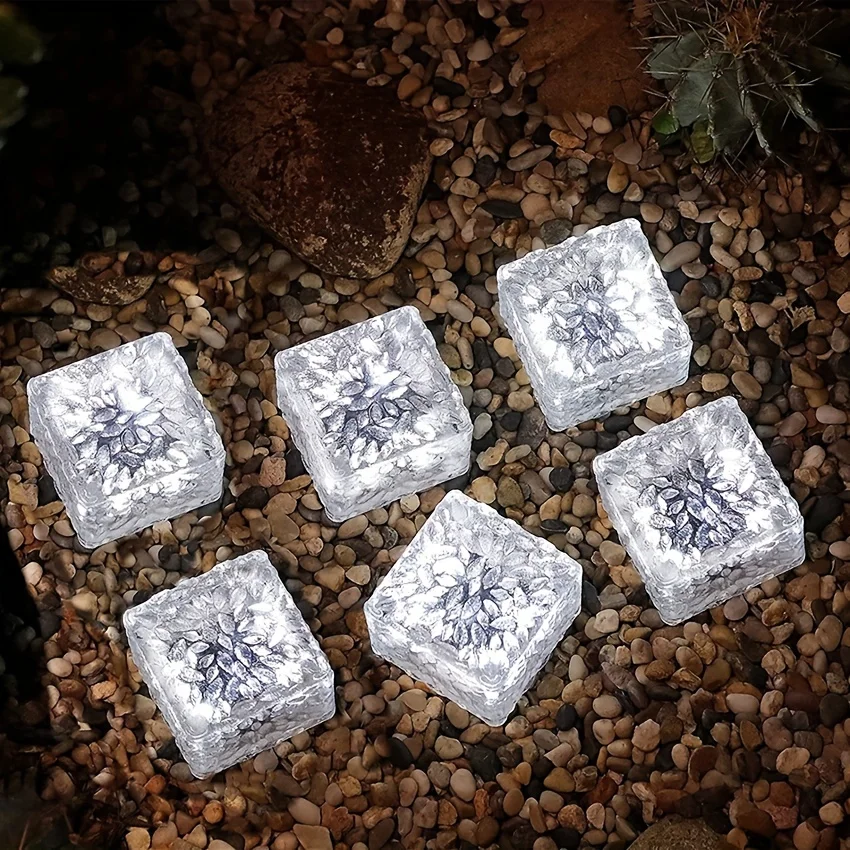 6PC Solar Ice Brick Lights 4LED Outdoor Decorative Atmosphere Lights Lawn Landscape Staircase Balcony Outside Decorative Lamp
6PC Solar Ice Brick Lights 4LED Outdoor Decorative Atmosphere Lights Lawn Landscape Staircase Balcony Outside Decorative Lamp