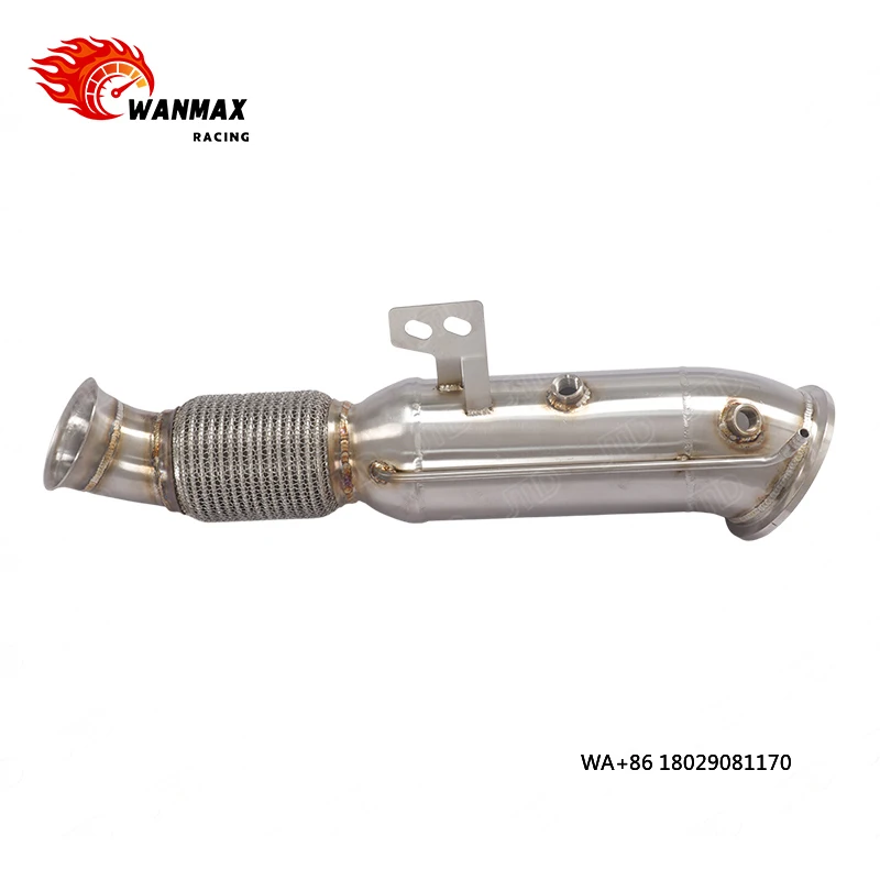 Stainless Steel 114mm Diameter Catless Downpipe for B58 3.0T OPF Turbo Features Bellmouth Mid-Section Interface Direct Fit
Stainless Steel 114mm Diameter Catless Downpipe for B58 3.0T OPF Turbo Features Bellmouth Mid-Section Interface Direct Fit