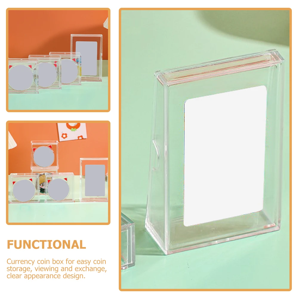 2 pcs Acrylic Display Box Coin Currency Storage Case Holder Collectors Collection Box Portable Compact Clear Acrylic
2 pcs Acrylic Display Box Coin Currency Storage Case Holder Collectors Collection Box Portable Compact Clear Acrylic