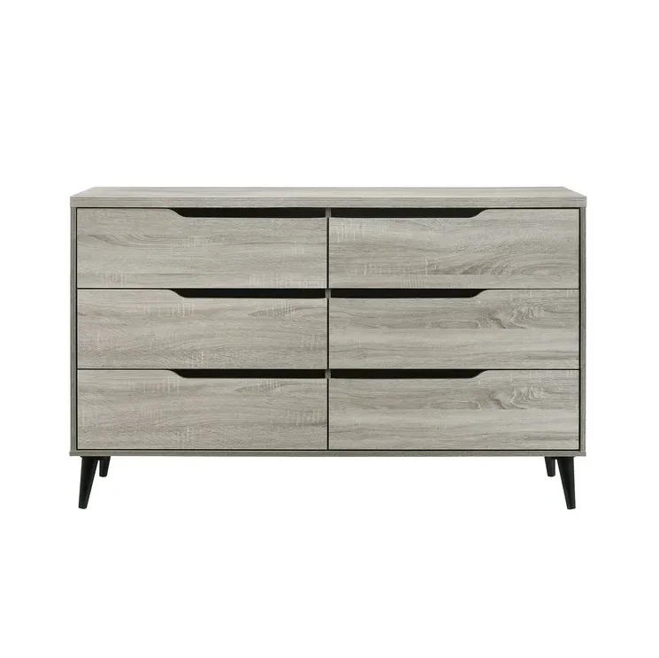 6 Drawer 48'' W Double Dresser New Style Chest of Drawers with Wooden Legs Storage Cabinet Bedroom Furniture
6 Drawer 48'' W Double Dresser New Style Chest of Drawers with Wooden Legs Storage Cabinet Bedroom Furniture