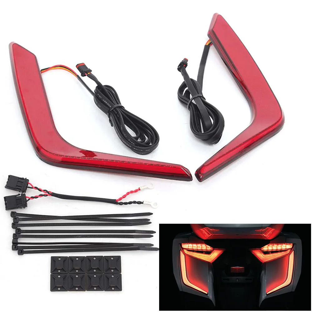 Right Left LED Rear Saddlebag Accents Light Warning Stop Lamp For Honda Gold Wing 2018-up
Right Left LED Rear Saddlebag Accents Light Warning Stop Lamp For Honda Gold Wing 2018-up
