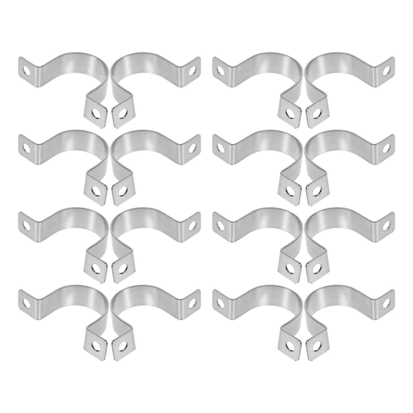 20pcs U Shaped Bracket Tube Clamp Stainless Steel Wire Cord Clips Cable Clamps 25Mm Diameter Silver Metal Strap Clips Heavy
20pcs U Shaped Bracket Tube Clamp Stainless Steel Wire Cord Clips Cable Clamps 25Mm Diameter Silver Metal Strap Clips Heavy