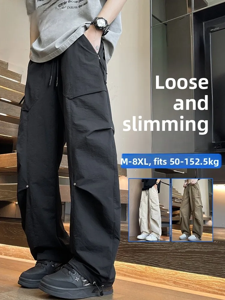 MoChao Workwear Loose Straight Leg Casual Pants Men's Summer Trendy Brand New Lightweight Spor Men's Big Size Leisure Trousers
MoChao Workwear Loose Straight Leg Casual Pants Men's Summer Trendy Brand New Lightweight Spor Men's Big Size Leisure Trousers