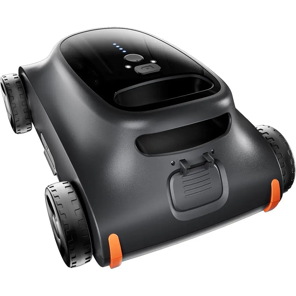High-Performance Robotic Pool Cleaner: 150 Mins, 2000 Sq.ft Coverage, 180W Brushless Motor for Above or In-Ground Pools (Black)
High-Performance Robotic Pool Cleaner: 150 Mins, 2000 Sq.ft Coverage, 180W Brushless Motor for Above or In-Ground Pools (Black)