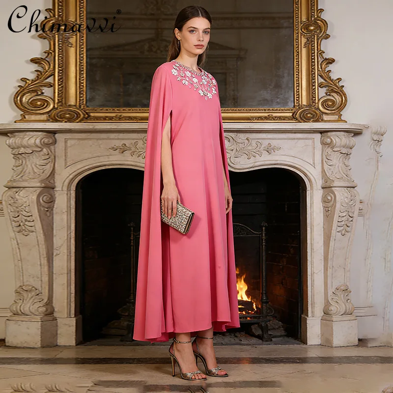 Французское элегантное вечернее платье-накидка с круглым вырезом, без рукавов, свободного кроя А-силуэта, с бриллиантовой аппликацией, модное, длинное, для женщин, весна 2026
Французское элегантное вечернее платье-накидка с круглым вырезом, без рукавов, свободного кроя А-силуэта, с бриллиантовой аппликацией, модное, длинное, для женщин, весна 2026