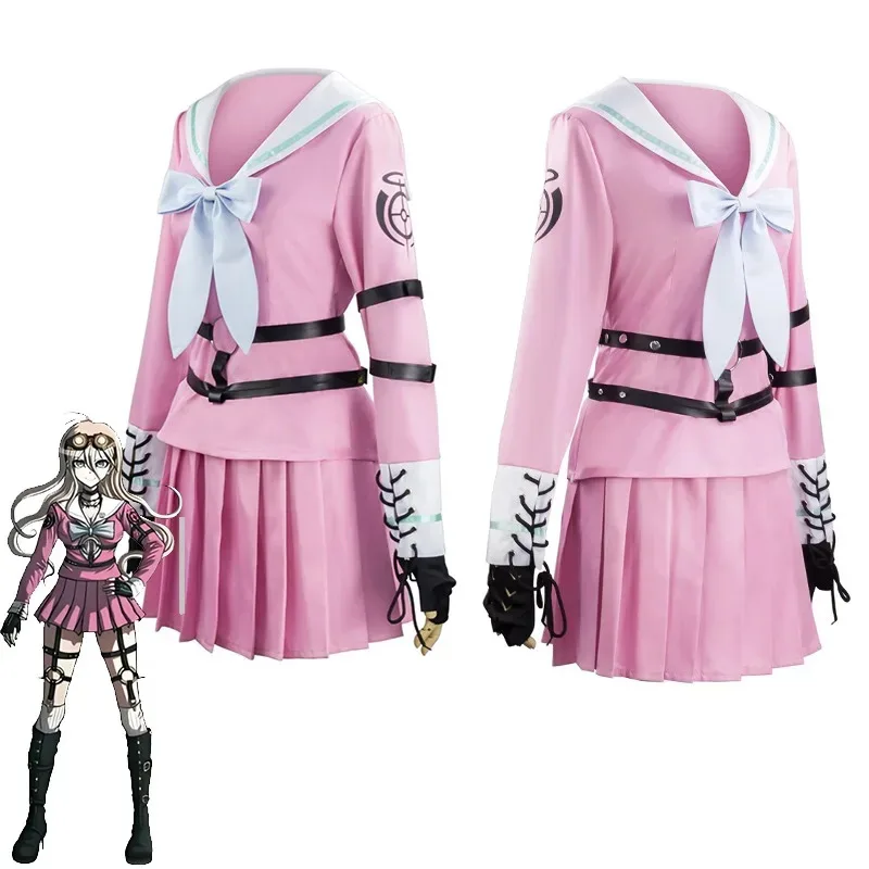 Anime Danganronpa V3 Miu Iruma Cosplay Costumes School Uniforms Clothing Accessories Full Set Carnival Party Dress Girl Suitsc;9
Anime Danganronpa V3 Miu Iruma Cosplay Costumes School Uniforms Clothing Accessories Full Set Carnival Party Dress Girl Suitsc;9