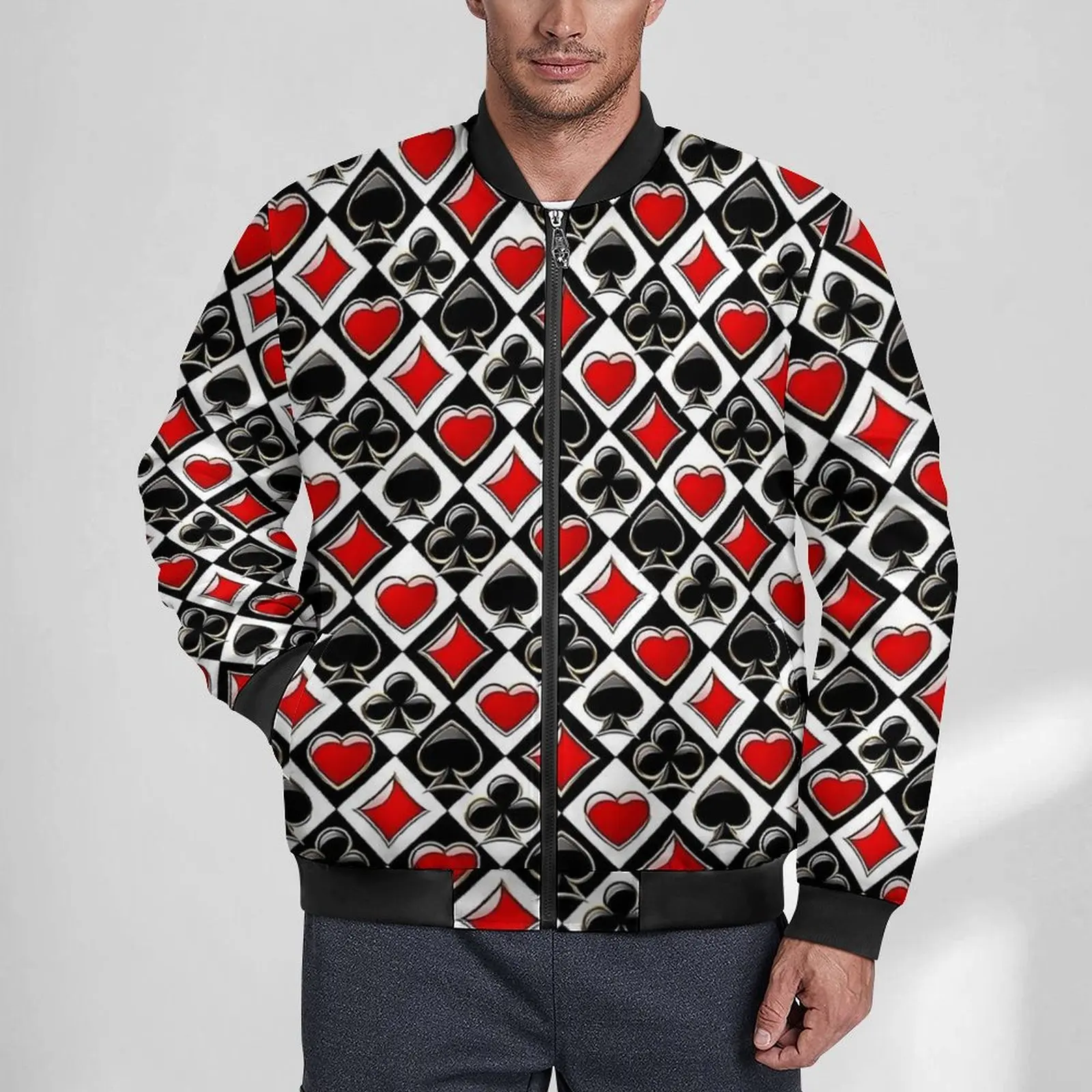 Playing Cards Casual Jackets Male Card Suits Print Coats Autumn Cool Jacket Hooded Graphic Loose Clothing Plus Size 5XL
Playing Cards Casual Jackets Male Card Suits Print Coats Autumn Cool Jacket Hooded Graphic Loose Clothing Plus Size 5XL