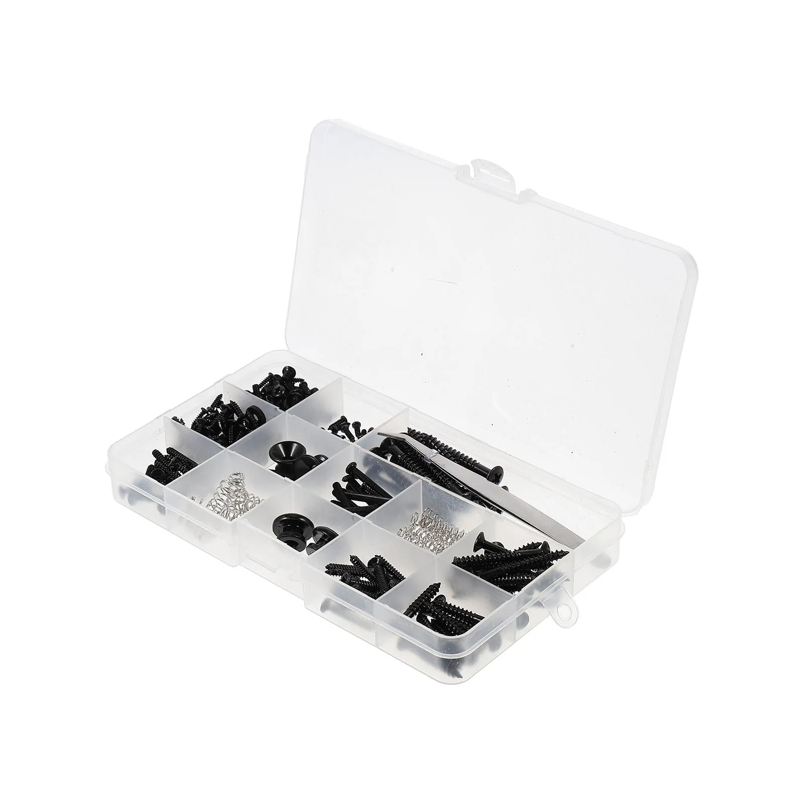 9 Types Screws 2 Belt Buttons Guitar Repair Set Plastic Box Electric Guitars Maintenance Kit Neck Mounting Hardware Spring
9 Types Screws 2 Belt Buttons Guitar Repair Set Plastic Box Electric Guitars Maintenance Kit Neck Mounting Hardware Spring