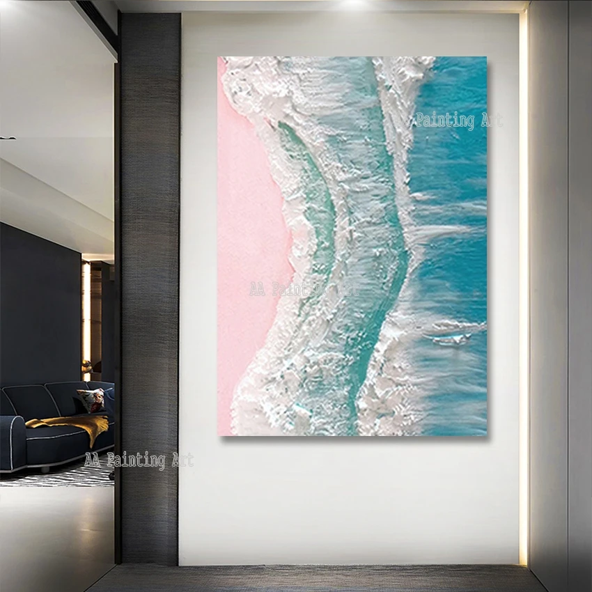 Textured Acrylic Art Sea Wave Canvas, Abstract Oil Painting, Wall Decor Picture, Hand Painted, Hotel Artwork, Popular New Design
Textured Acrylic Art Sea Wave Canvas, Abstract Oil Painting, Wall Decor Picture, Hand Painted, Hotel Artwork, Popular New Design