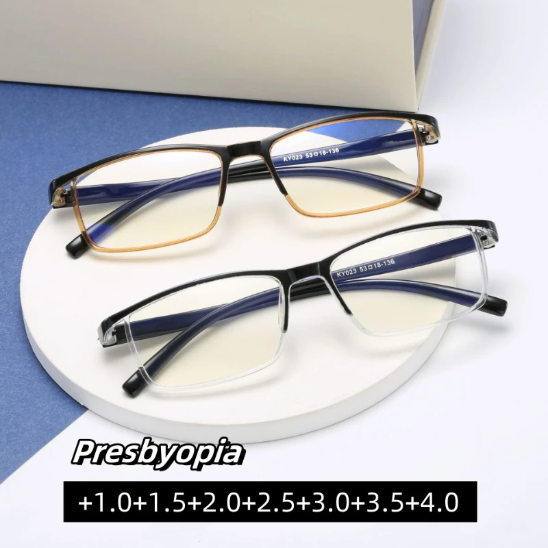 Small Frame Reading Glasses for Men Luxury High Quality Far Sight Eyewear Square Presbyopia Eyeglasses +1.0+1.5+2.0+2.5+3.0+4.0
Small Frame Reading Glasses for Men Luxury High Quality Far Sight Eyewear Square Presbyopia Eyeglasses +1.0+1.5+2.0+2.5+3.0+4.0