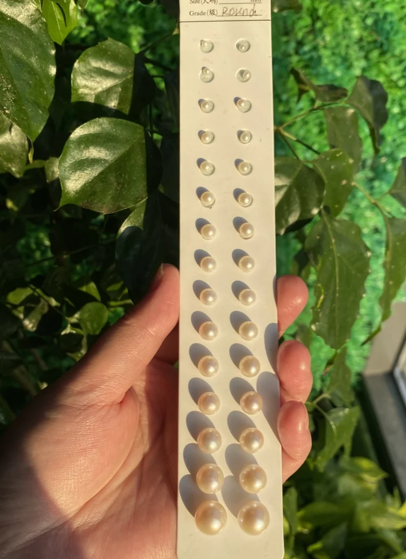 AAAA Freshwater Pearl Wholesale Natural Cultured Pearl Beads 2-11.5mm No/Half/Full Hole White Round Pearls for Jewelry Making
AAAA Freshwater Pearl Wholesale Natural Cultured Pearl Beads 2-11.5mm No/Half/Full Hole White Round Pearls for Jewelry Making