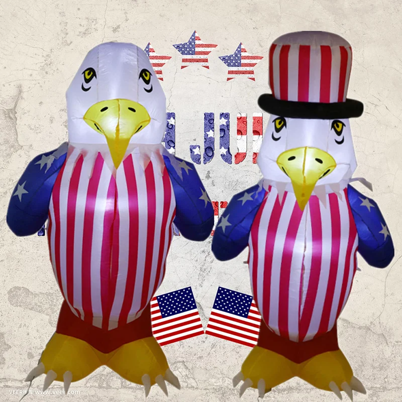 1.8m\6ft Inflatable Toy Patriotic Independence Day 4th of July American Festival Outdoor LED Light Inflated Model Decoration
1.8m\6ft Inflatable Toy Patriotic Independence Day 4th of July American Festival Outdoor LED Light Inflated Model Decoration