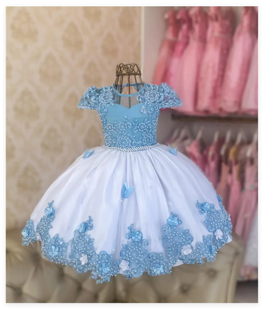 Flower Girl Dresses Tulle Puffy Tiered Flowers With Bow Sleeveless For Wedding Birthday Party First Communion Gowns
Flower Girl Dresses Tulle Puffy Tiered Flowers With Bow Sleeveless For Wedding Birthday Party First Communion Gowns