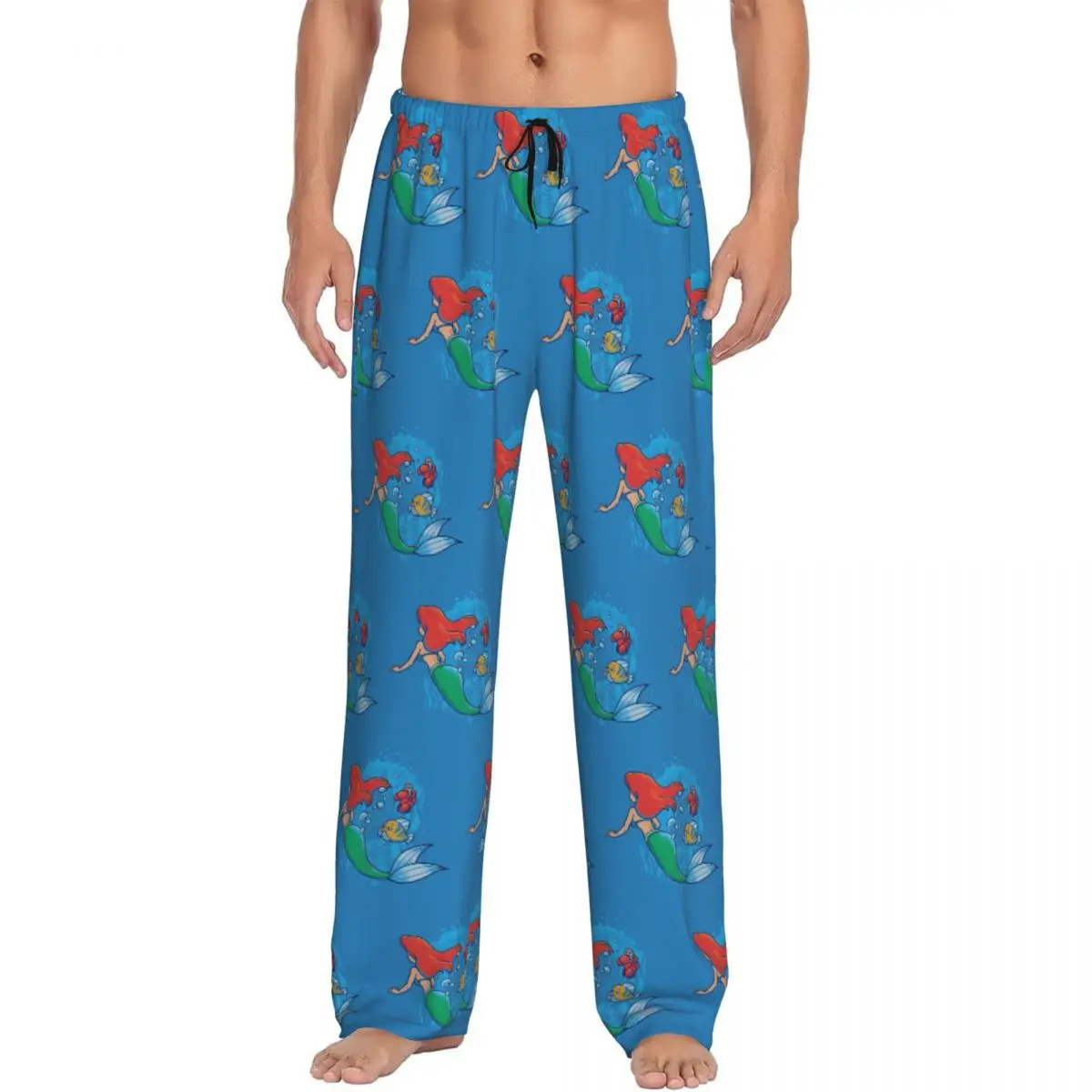Custom Men The Little Mermaid Pajama Pants Print Cartoons Sleep Sleepwear Bottoms with Pockets
Custom Men The Little Mermaid Pajama Pants Print Cartoons Sleep Sleepwear Bottoms with Pockets