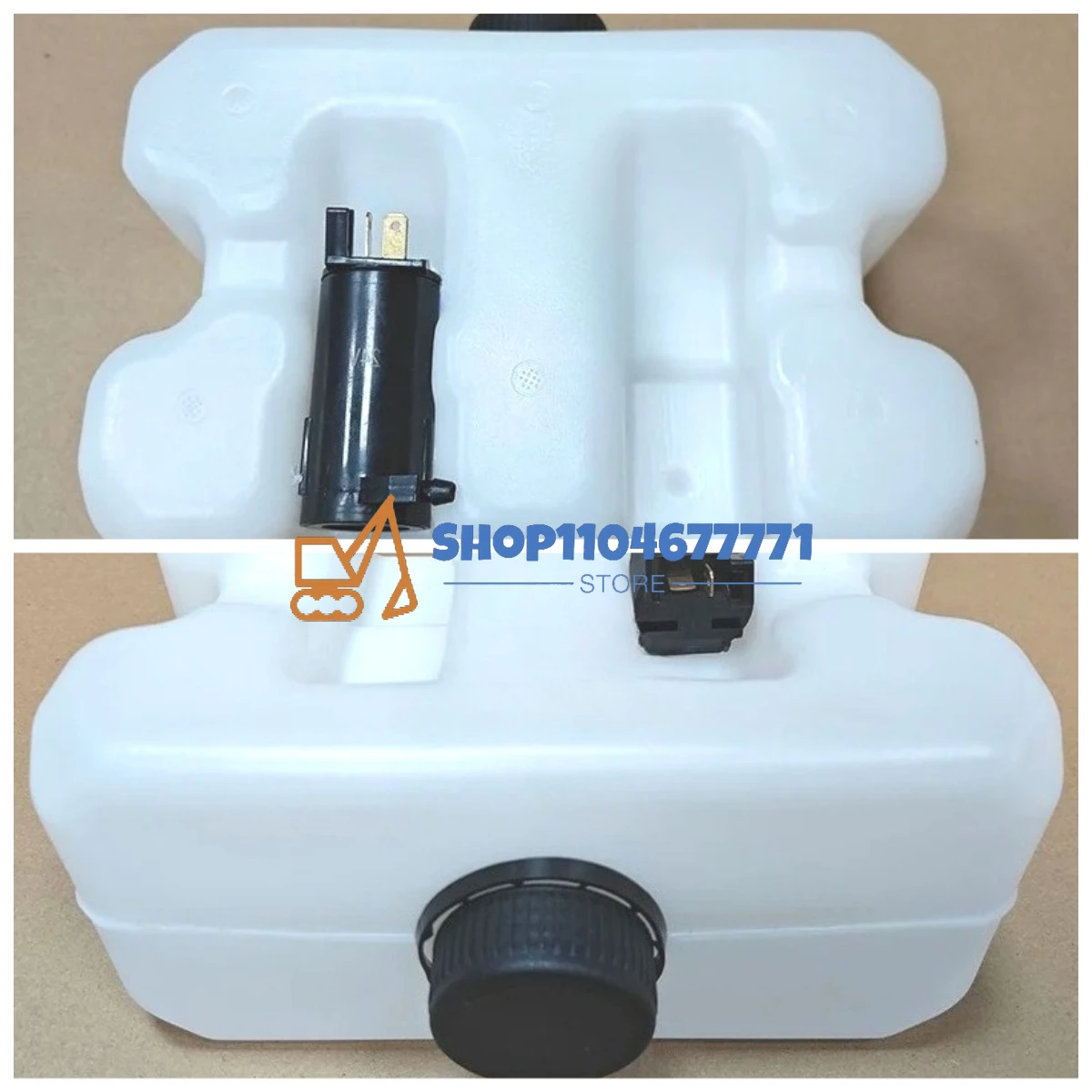 VOE 14407682 14629274 14576412 New Windshield Wiper Washer Fluid Tank for EC200B EC210B EC240B EC290B EC330B EC360B EC460B DC24V
VOE 14407682 14629274 14576412 New Windshield Wiper Washer Fluid Tank for EC200B EC210B EC240B EC290B EC330B EC360B EC460B DC24V