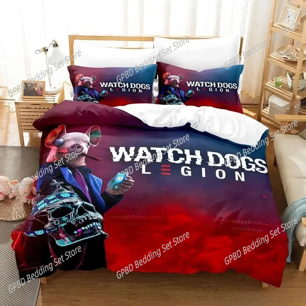3d Print Game Watch Dogs Comfortable Duvet Quilt Cover Pillowcase Bedding Set Children Bedroom Decoration Home Textile
3d Print Game Watch Dogs Comfortable Duvet Quilt Cover Pillowcase Bedding Set Children Bedroom Decoration Home Textile