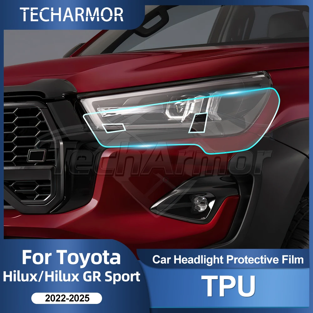 TPU Car Headlight Protective Film For Toyota Hilux GR Sport 2022-2025 Transport & Smoke Anti-Scratch Auto External Accessories
TPU Car Headlight Protective Film For Toyota Hilux GR Sport 2022-2025 Transport & Smoke Anti-Scratch Auto External Accessories