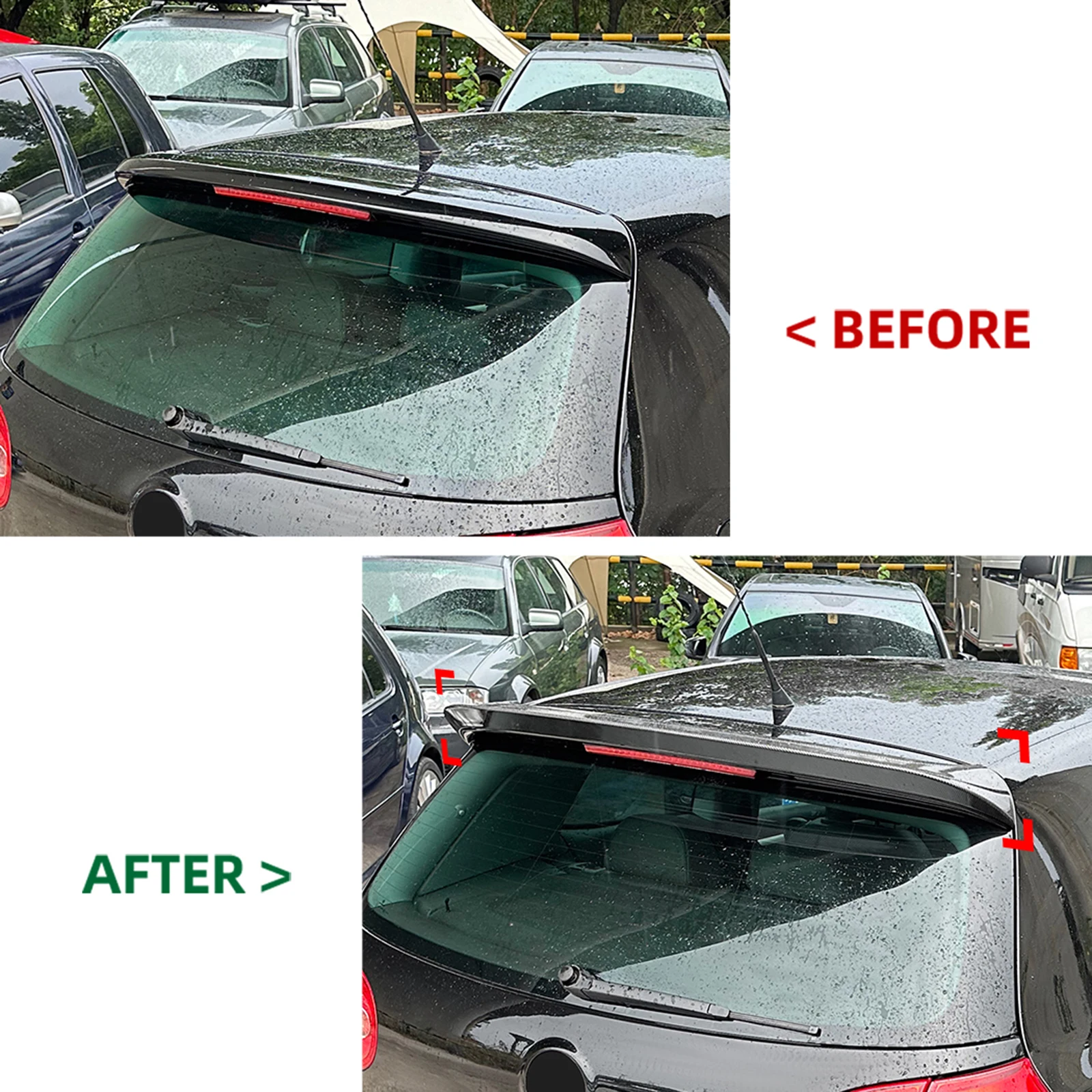 Carbon Fiber Look/Gloss Black Rear Roof Spoiler Wing Lip Tailgate Upper Splitter For Volkswagen VW Golf 5 MK5 GTI R32 2005-2007
Carbon Fiber Look/Gloss Black Rear Roof Spoiler Wing Lip Tailgate Upper Splitter For Volkswagen VW Golf 5 MK5 GTI R32 2005-2007