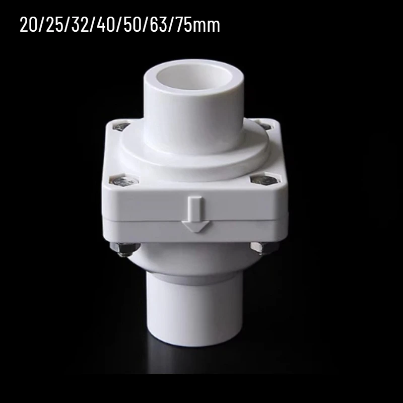 1PCS PVC Check Valve for Kitchen Basin White Plastic Backflow Prevention Inline Flip Plate Anti Odor Insect Non Return Valves
1PCS PVC Check Valve for Kitchen Basin White Plastic Backflow Prevention Inline Flip Plate Anti Odor Insect Non Return Valves