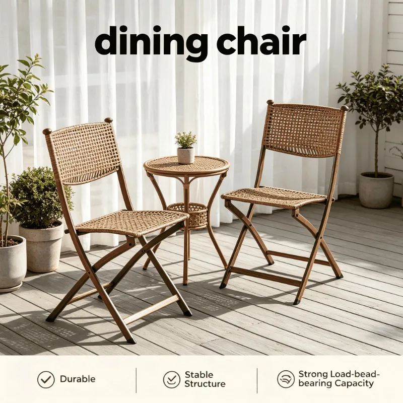Portable Folding Rattan Dining Chair Stool Lightweight Collapsible Durable for Indoor Outdoor Patio Kitchen Use Kids Seniors
Portable Folding Rattan Dining Chair Stool Lightweight Collapsible Durable for Indoor Outdoor Patio Kitchen Use Kids Seniors