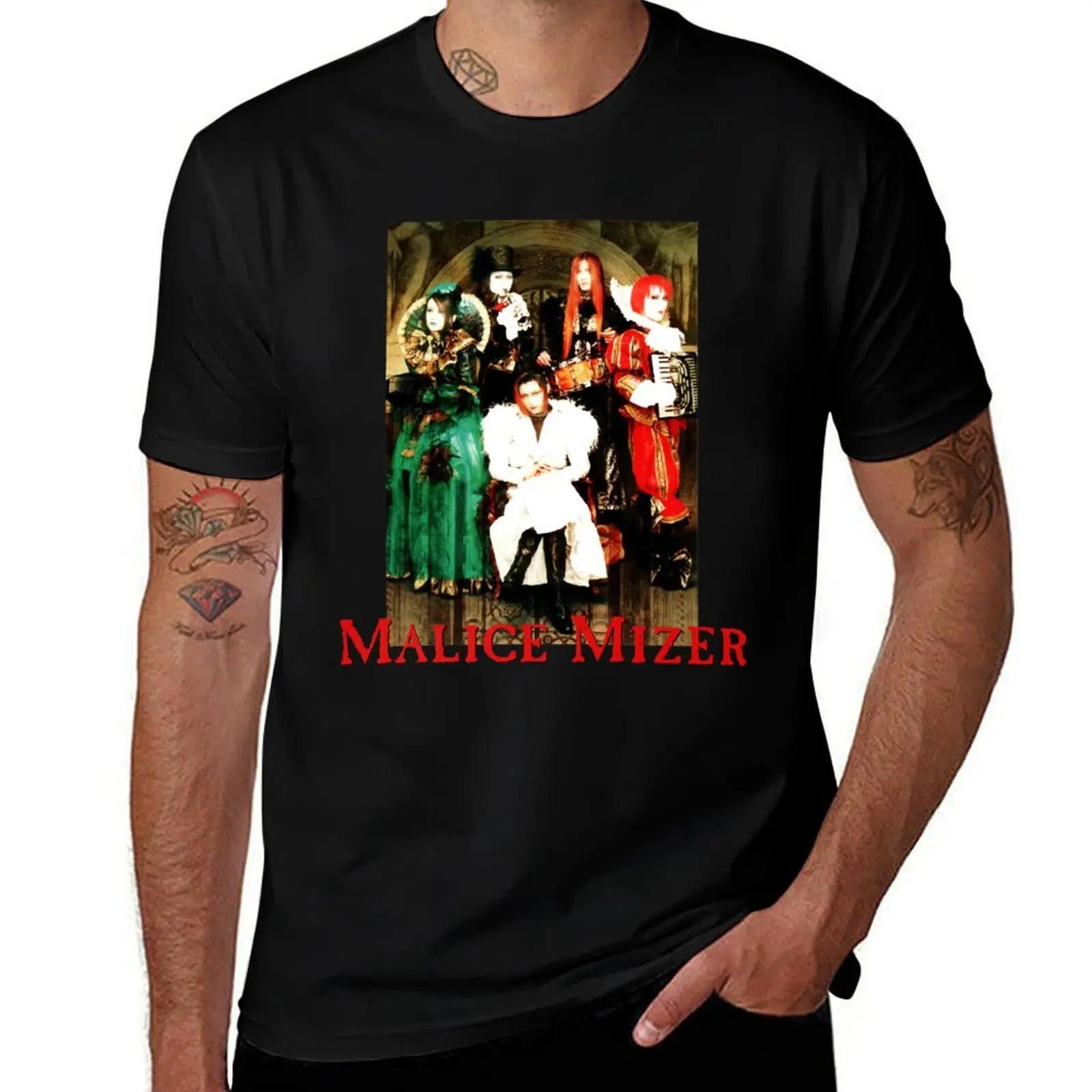 MALICE MIZER - Voyage tour band picture (J-rock visual kei band) T-Shirt g man t shirts for men T-Shirt
MALICE MIZER - Voyage tour band picture (J-rock visual kei band) T-Shirt g man t shirts for men T-Shirt