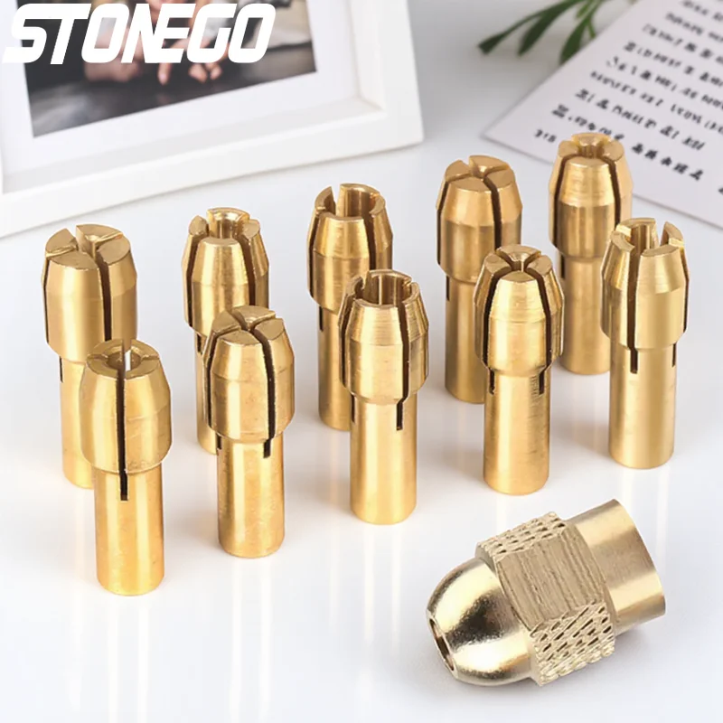 11 Pcs Mini Bit Brass Chuck 4 3mm Handle 0 5 3 2mm Chuck M8 X 0 75 Nut for Rotary Tool Fittings Power Tool Accessories
11 Pcs Mini Bit Brass Chuck 4 3mm Handle 0 5 3 2mm Chuck M8 X 0 75 Nut for Rotary Tool Fittings Power Tool Accessories