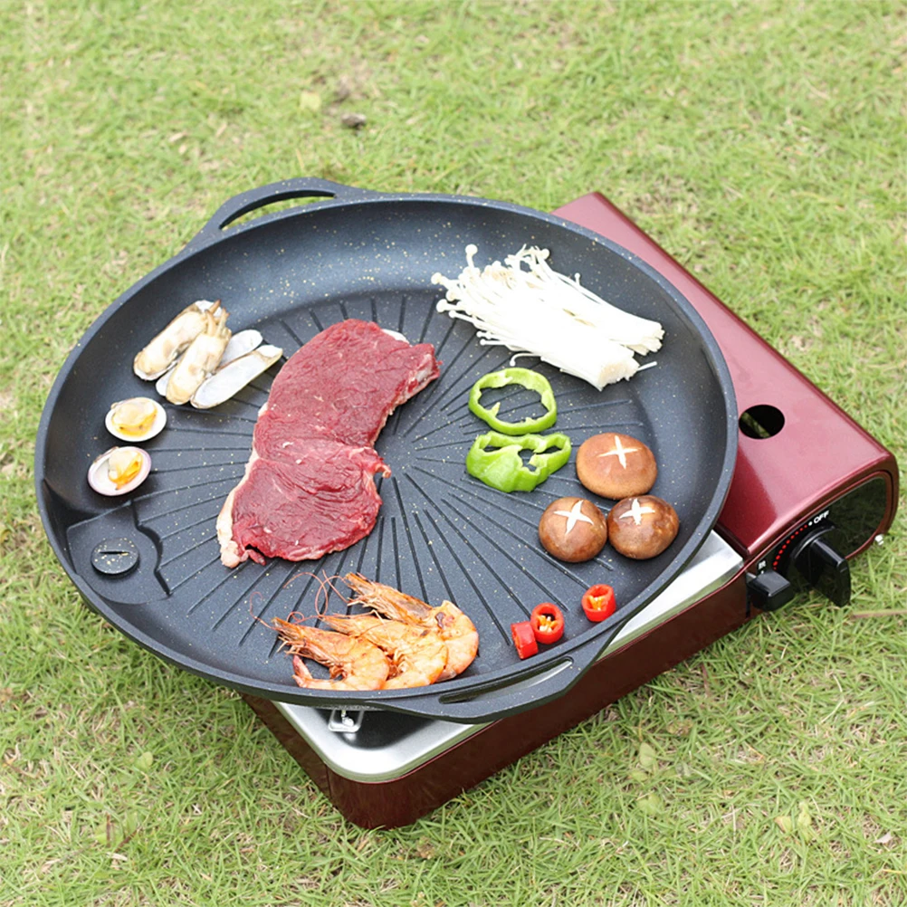 Portable BBQ Grill Plate Non stick Fry Pan Outdoor Barbecue Accessories Lightweight Durable Roasting H
Portable BBQ Grill Plate Non stick Fry Pan Outdoor Barbecue Accessories Lightweight Durable Roasting H