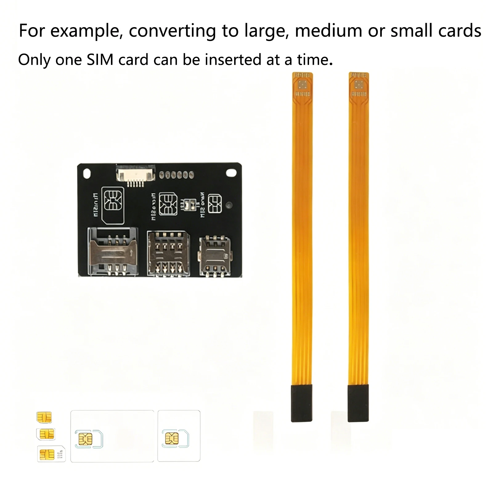 FPV High‑Temperature Resistant eSIM Welding Flex Cable SIM Card Adapter 5×6mm, for Mini Micro & Nano SIM Card Adapter Kit
FPV High‑Temperature Resistant eSIM Welding Flex Cable SIM Card Adapter 5×6mm, for Mini Micro & Nano SIM Card Adapter Kit