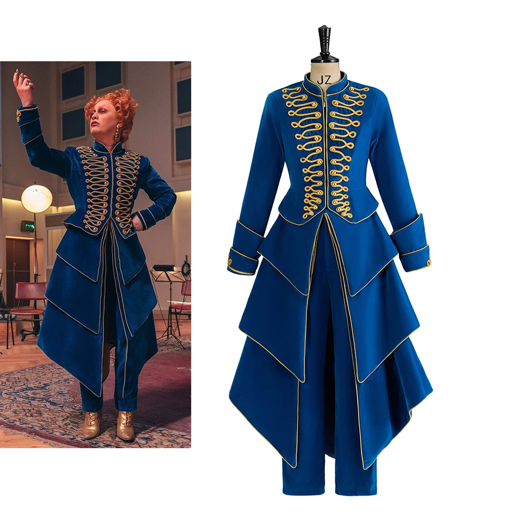 Jinkx Cosplay The Devil's Costume Women Gothic Steampunk Military Uniform Blue Tailcoat Pants Suit Halloween Visiting Outfits
Jinkx Cosplay The Devil's Costume Women Gothic Steampunk Military Uniform Blue Tailcoat Pants Suit Halloween Visiting Outfits