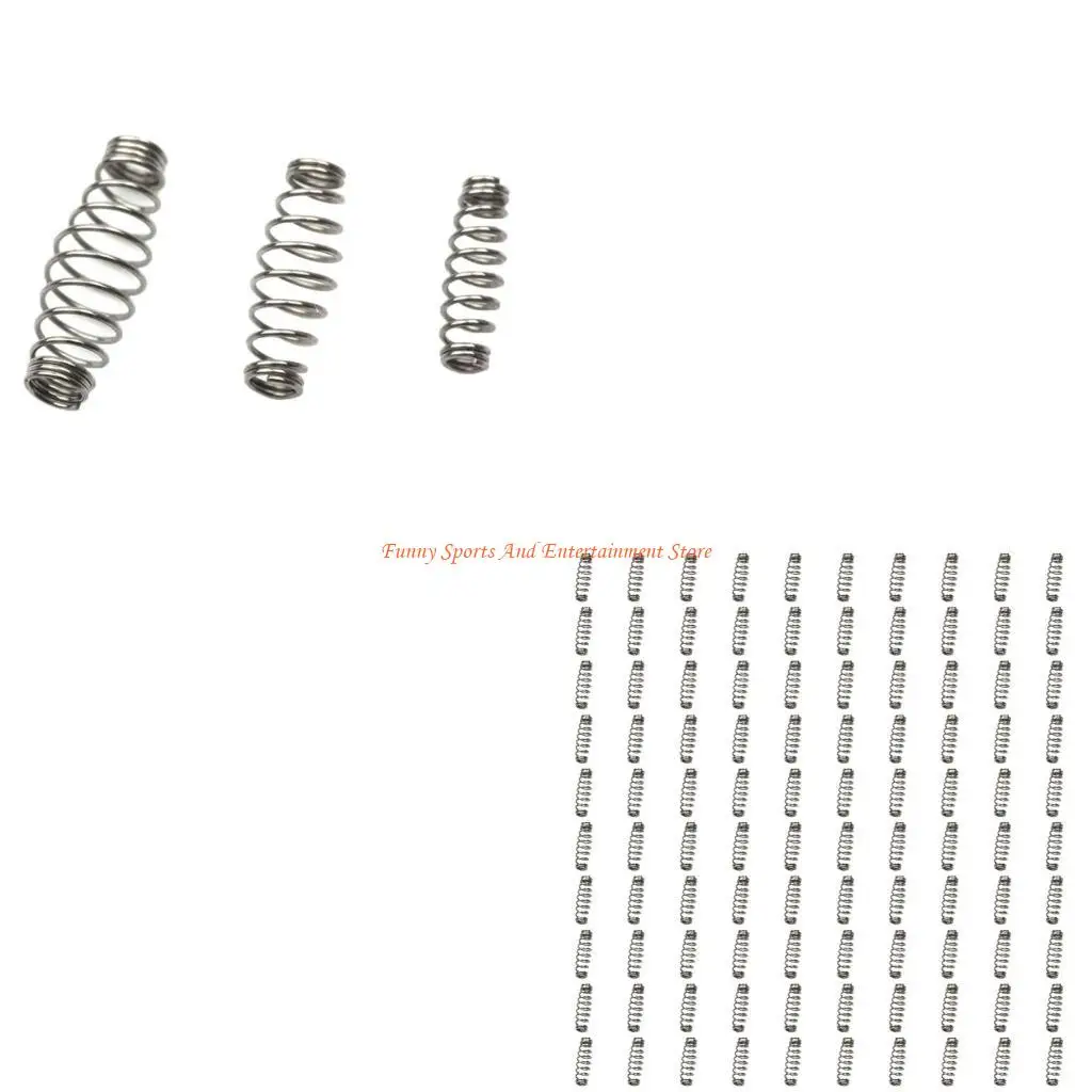 C4DE 100Pcs/Set Fishhooks Barbed Fishing Hook Stainless Steel Spring Accessories Fishing Hook Spring Bait Holding Spring
C4DE 100Pcs/Set Fishhooks Barbed Fishing Hook Stainless Steel Spring Accessories Fishing Hook Spring Bait Holding Spring