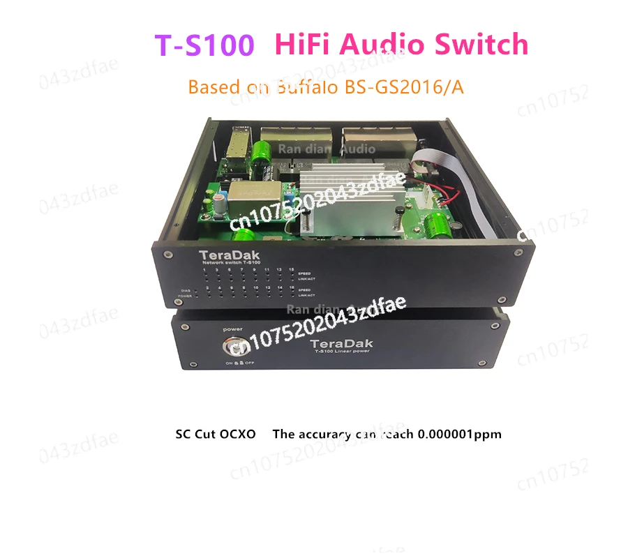 T-S100 SC Cut OCXO Constant Temperature Crystal Oscillator Audio Switch Can Reach 0.000001ppm Based On Buffalo BS-GS2016 A
T-S100 SC Cut OCXO Constant Temperature Crystal Oscillator Audio Switch Can Reach 0.000001ppm Based On Buffalo BS-GS2016 A