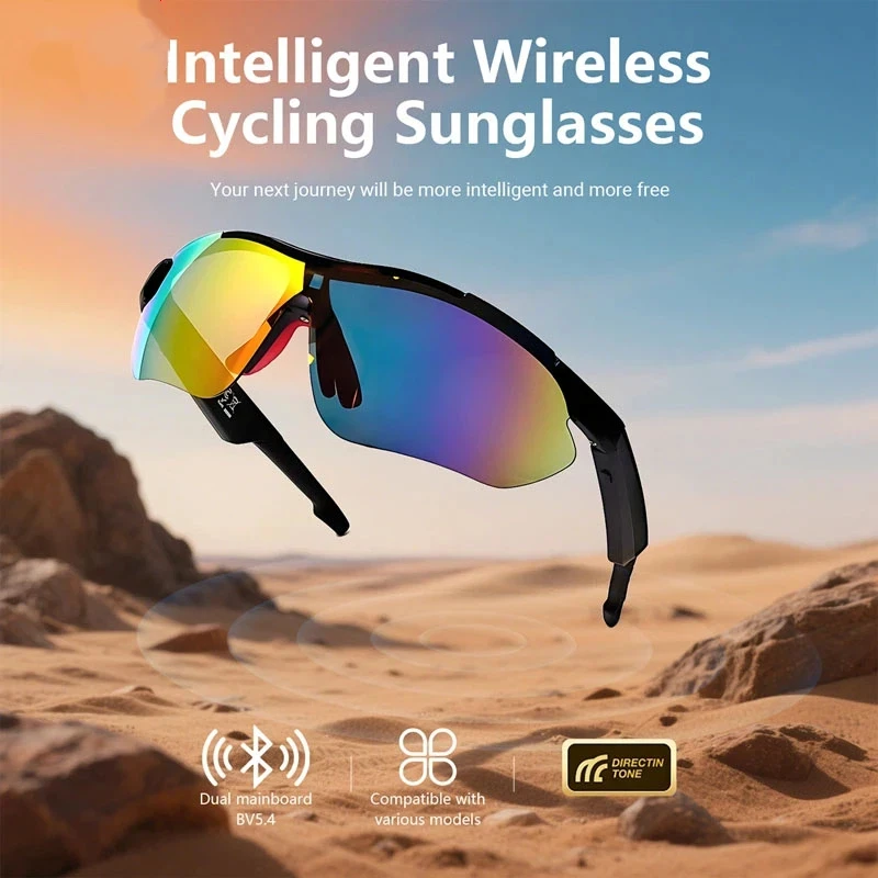 New AI Smart Cycling Sunglasses with Bluetooth Audio, AI Voice Assistant, UV400 Protection & IP Life Waterproof
New AI Smart Cycling Sunglasses with Bluetooth Audio, AI Voice Assistant, UV400 Protection & IP Life Waterproof