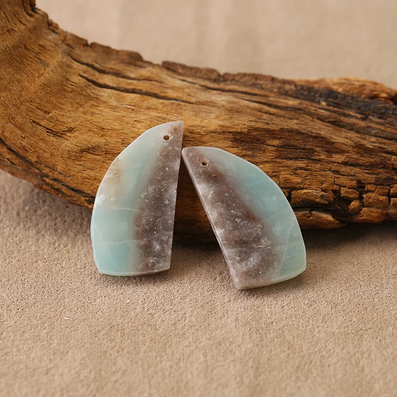 Natural Stone Amazonite Earring Beads,Fashion Jewelry DIY Gemstone Earrings Accessories For Women 28x15x3mm 5g
Natural Stone Amazonite Earring Beads,Fashion Jewelry DIY Gemstone Earrings Accessories For Women 28x15x3mm 5g