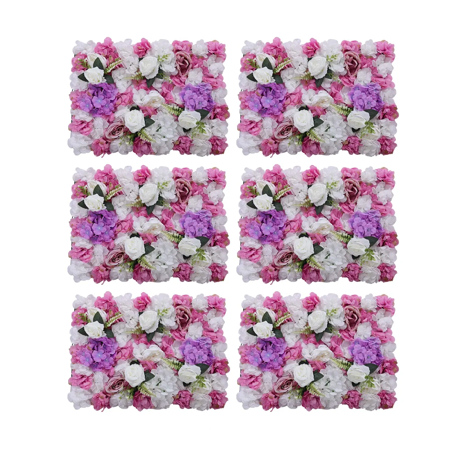 DNYSYSJ Artificial Flower Wall Panel 6PCS 23.62'' x 15.75'' 0.79'' Lifelike Purple Dahlia, White Rose & Autumn Red Peony Panels
DNYSYSJ Artificial Flower Wall Panel 6PCS 23.62'' x 15.75'' 0.79'' Lifelike Purple Dahlia, White Rose & Autumn Red Peony Panels